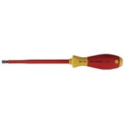 Wiha Insulated Slotted Screwdriver 9/64 in Round 32015