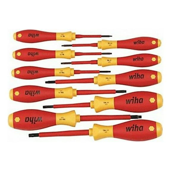 Wiha Insulated Screwdriver Set, NmPcs10 32592