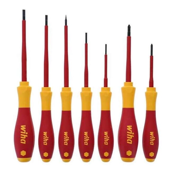 Wiha Insulated Screwdriver Set, NmPcs7 32188