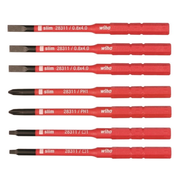 Wiha Insulated Slimline Blade 7 Pc. Set