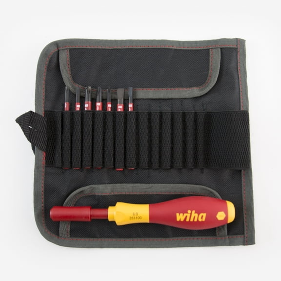 Wiha 28391 8 Piece Insulated Slim Pouch Set