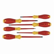 Wiha Insulated Screwdriver Set, NmPcs6 35891
