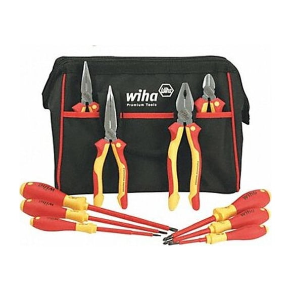 Wiha Insulated Tool Set,10 pc. 32892