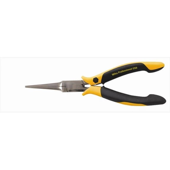 1 Piece Bi-Material Grip Needle Nose Plier Ergonomic, 2-Component Handle 32746