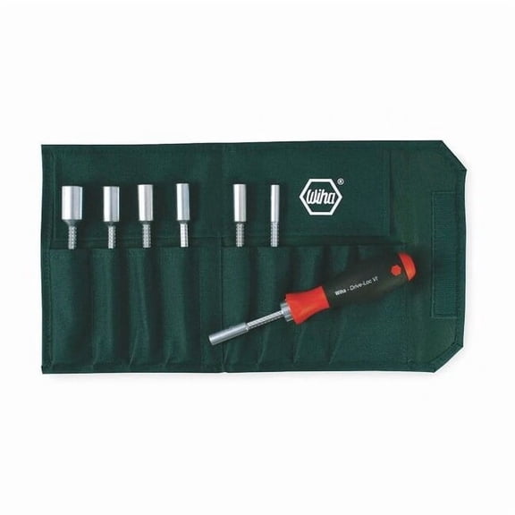 Wiha Nut Driver Set,8 Pieces,Metric 28198