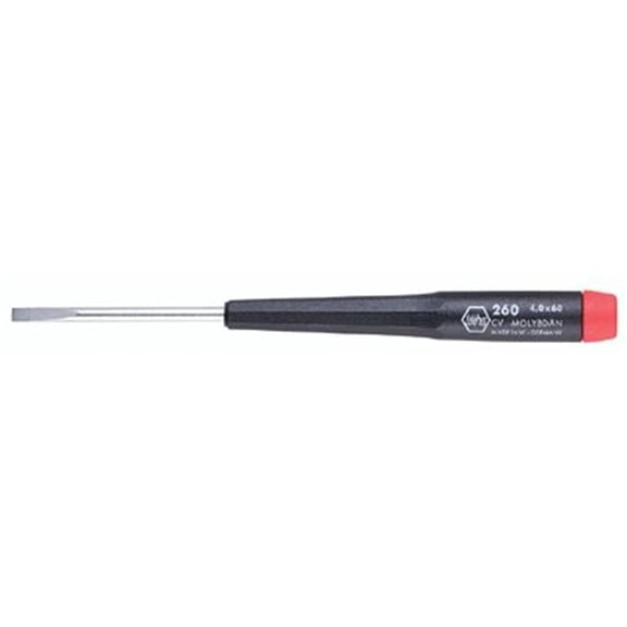 Wiha Tool Precision Slotted Screwdriver, 1.5x40mm NLS