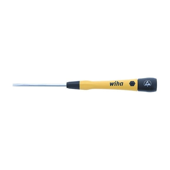 Wiha Prcsion Slotted Screwdriver, 3.5 mm 27280
