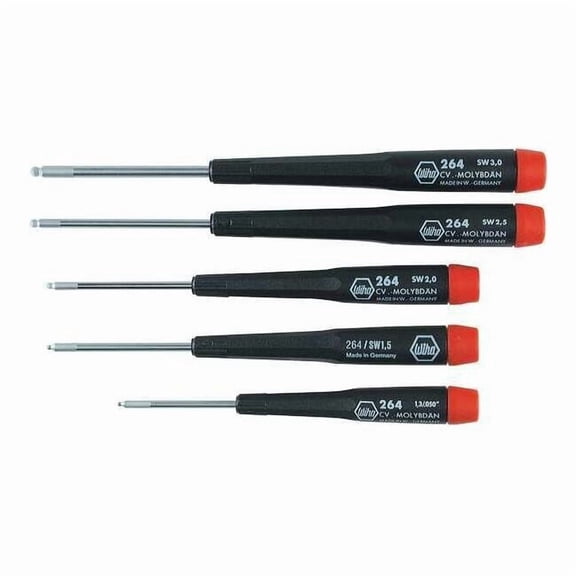 Wiha Precision Screwdriver Set, NmPcs5 26491