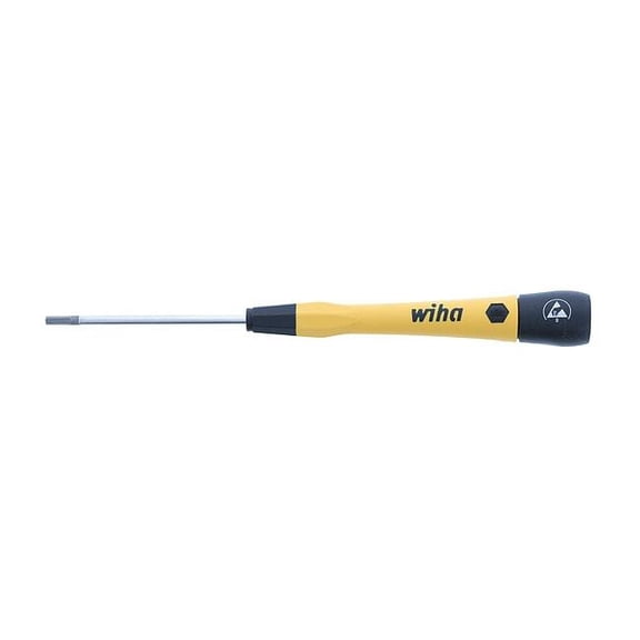 Wiha Precision Hex Screwdriver, 3/32 in 27558