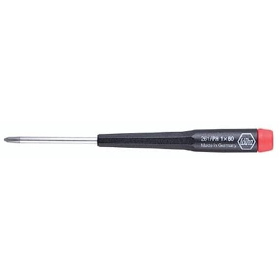 Wiha Precision Screwdriver,Phillips,No 1x2-3/8 26110