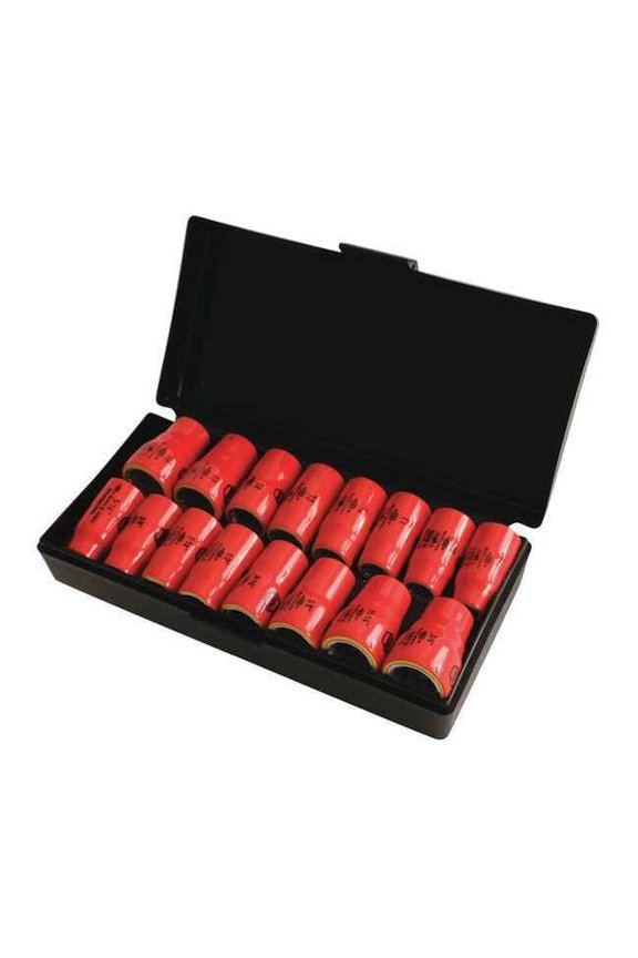Wiha Insulated Socket Set,16 pc. 31491