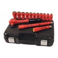 thumbnail image 1 of Wiha 1/2" Drive Socket Set SAE 14 Pieces 3/8 in to 1 in , Chrome 31792, 1 of 2