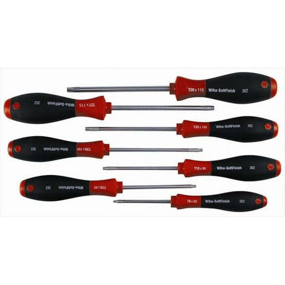 Wiha Security Screwdriver Set,Torx(R),7 pcs 36298