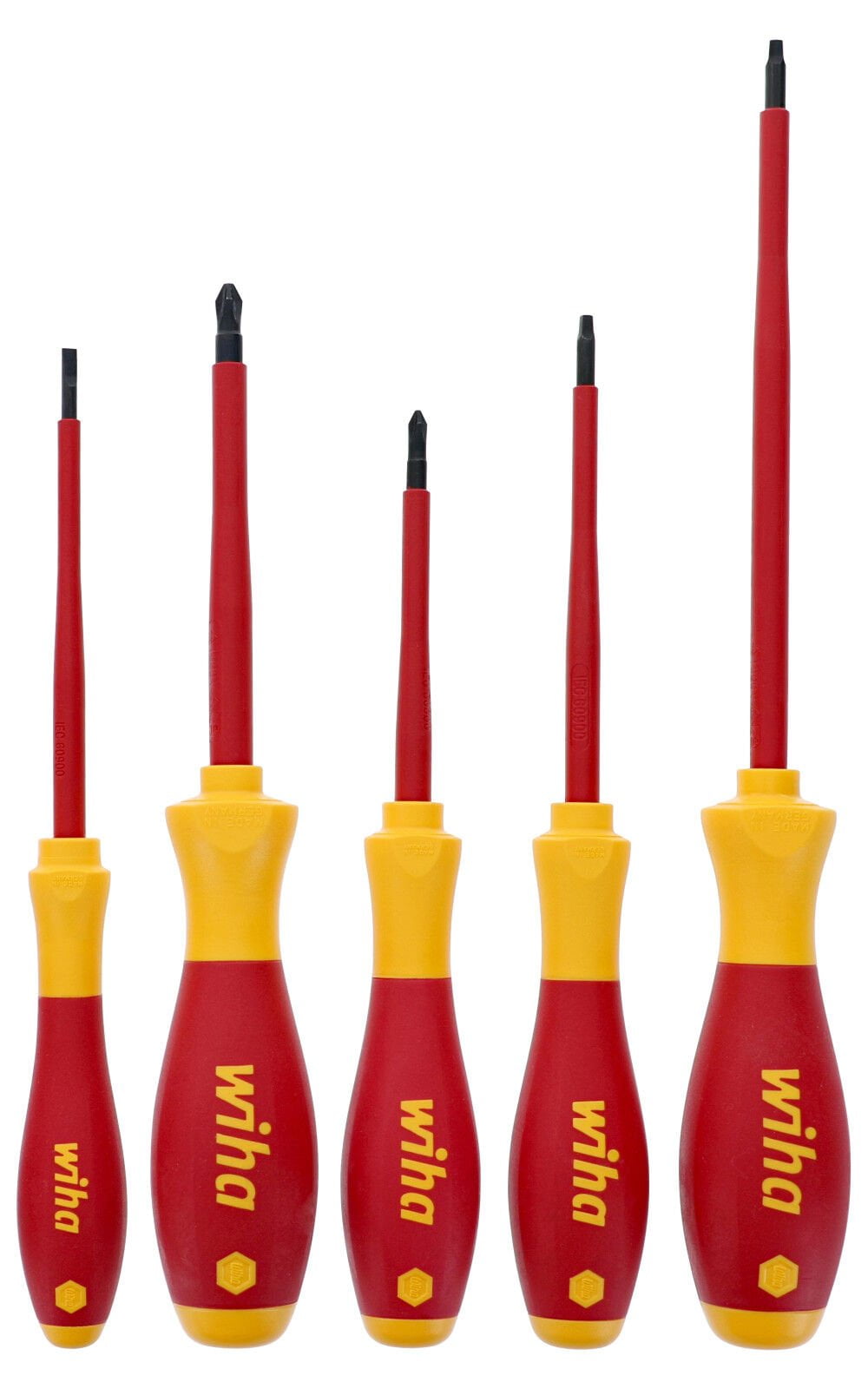 Wiha Softfinish Screwdriver Set Insulated 5Pc