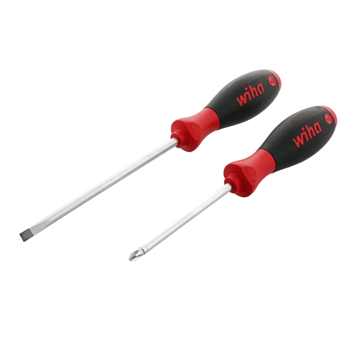 Wiha Tools 2 Piece SoftFinish Slotted/Phillips Screwdriver Set
