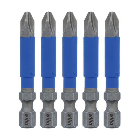 Wiha Terminatorblue Impact Bit Phillips #2 2In 5Pk