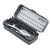 Wiha Tools 32 Piece GoBox Security Bit Set with Mini Ratchet
