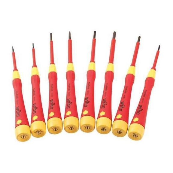 Wiha Insulated Screwdriver Set, NmPcs8 32088