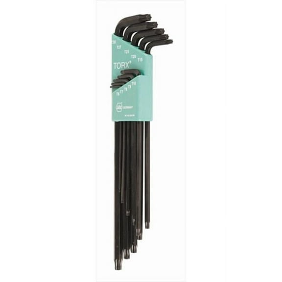 Wiha Tools 36698 Torx Long Arm L-Key Set - 10 Piece