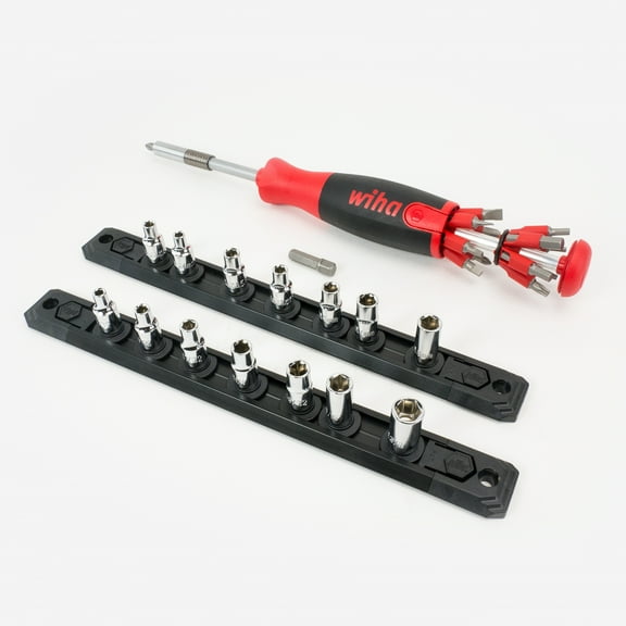 Wiha Tools 41 Piece Ultra Driver Tradesman Socket Sets, Inch/Metric - 1 ST (817-77793)