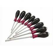 Wiha Tools 53398 Micro Finish XHD Slotted & Phillips Screwdriver Set - 8 Piece