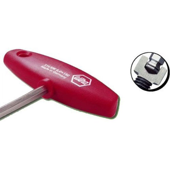 Wiha Tools 54050 5.0x150mm Magicring T-handle Driver