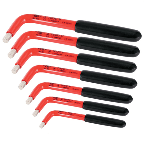 Wiha Tools 7 Piece Insulated Hex L-Key Set