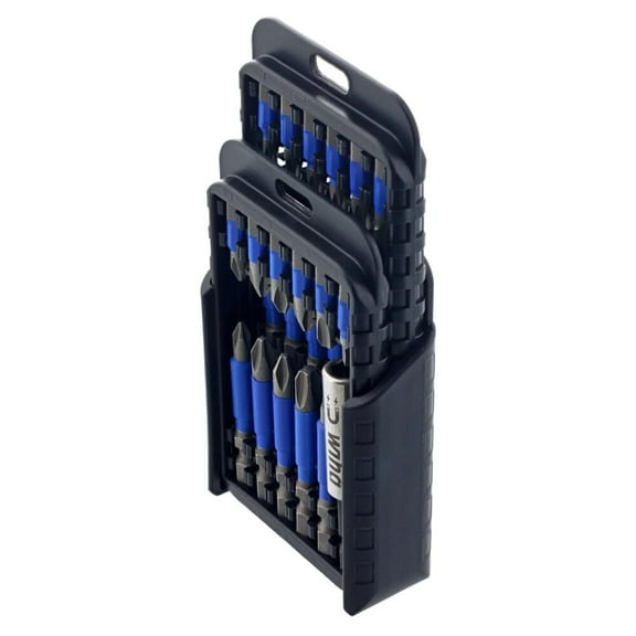 Wiha Tools 70289 TerminatorBlue Impact Driver Bit Set with Belt Clip