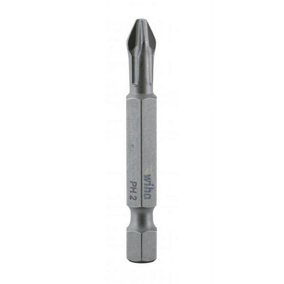 Wiha Tools 74114 Phillips Contractor Power Bit, #2 x 50 mm, 15 Pk.