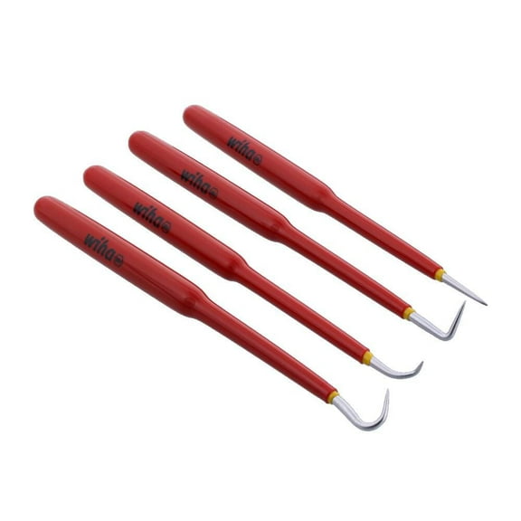 Wiha Insulated Pick Set 4Pc