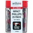 thumbnail image 1 of Wiha Tools 76602 Terminator Impact Insert Bit Phillips #2, Pack of 25 Bits, 1 of 3