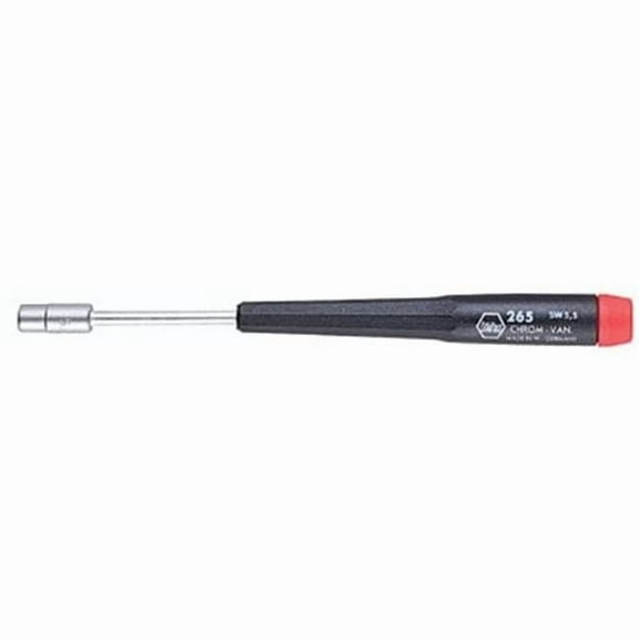 Wiha Precision Nut Driver, SAE, 5/32in, 2-7/16in 26539