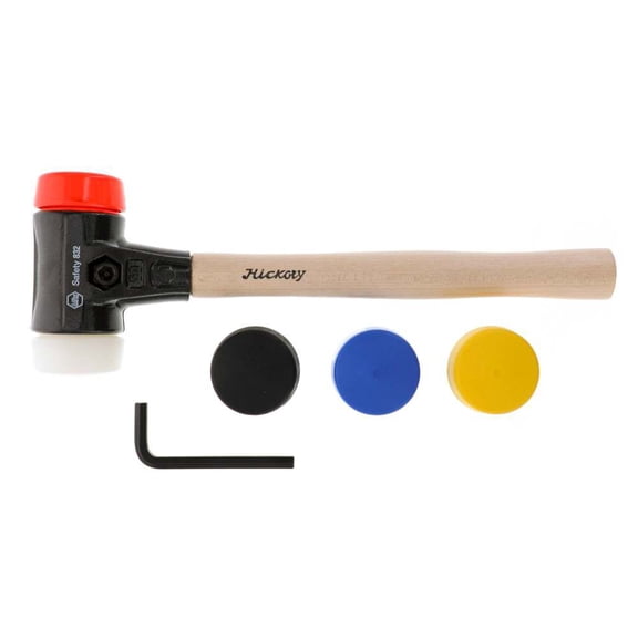 Wiha 30 Mm Cast Iron Split Head Mallet Set, 6 Piece