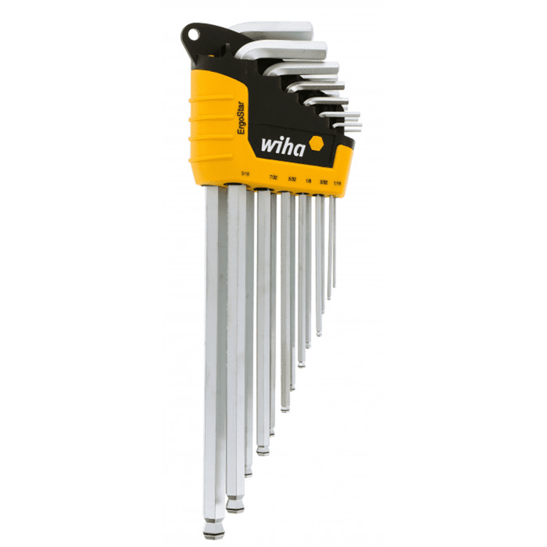 Wiha MagicRing Screw Holding Ball End Hex L-Key (Inch Sizes)