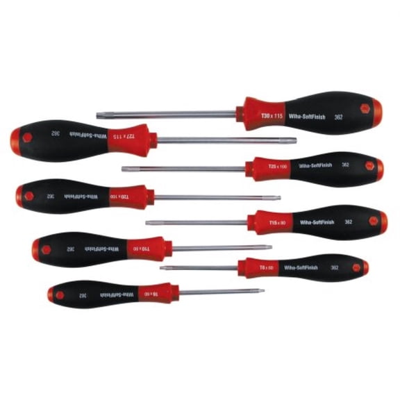 Wiha 36294 Screwdriver Set, Torx, 8 Piece