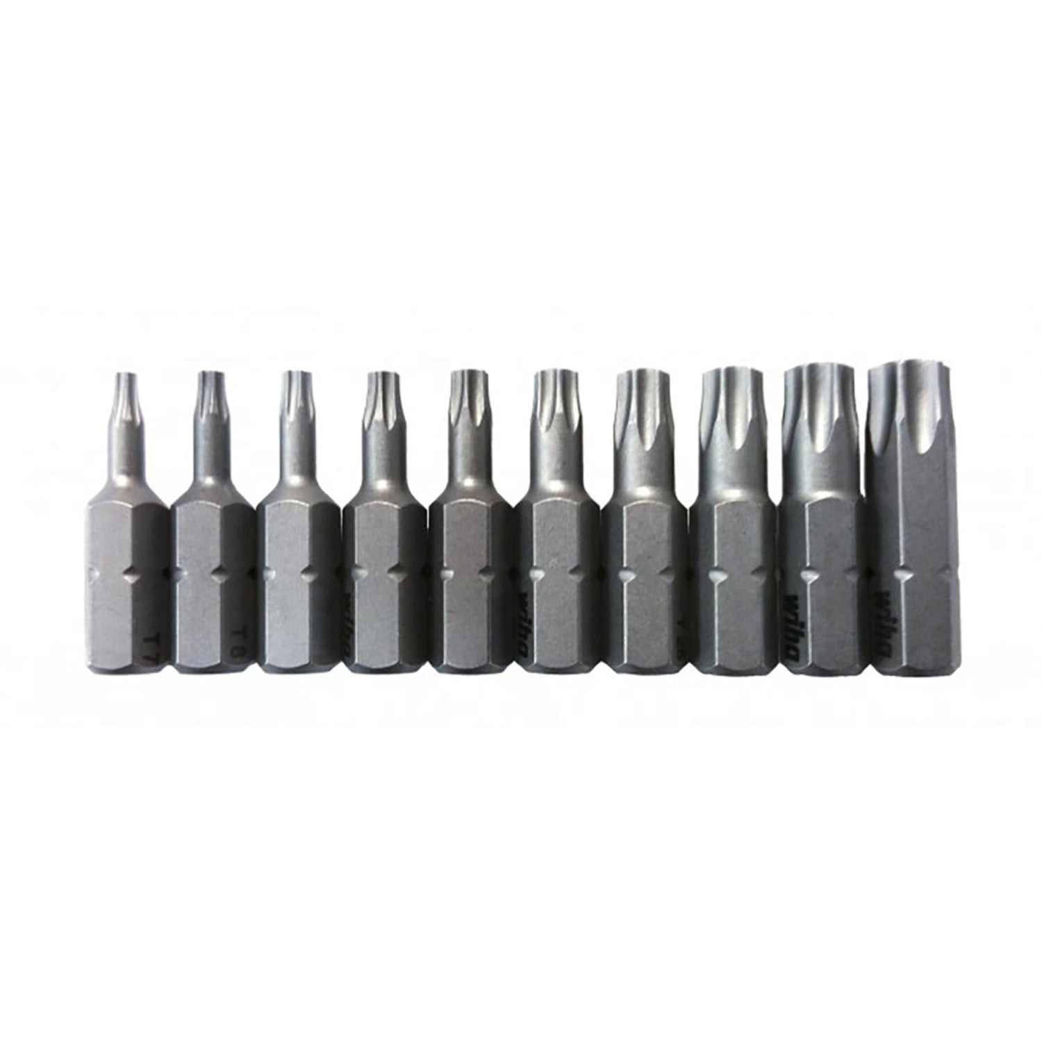 Wiha Torx-Bits T25 – 30 Stück, Aus Schlagfestem CRM-72 Stahl, Für Präzises Arbeiten