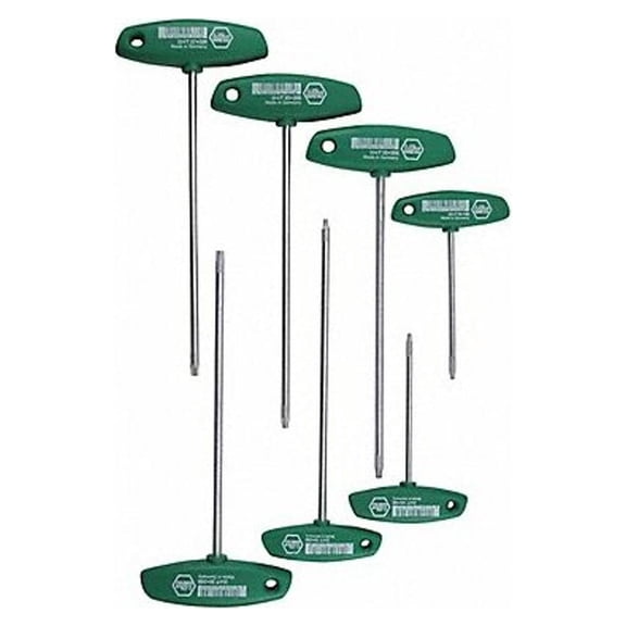 Wiha Torx Key Set,T Shape,4 in to 8 in 36492