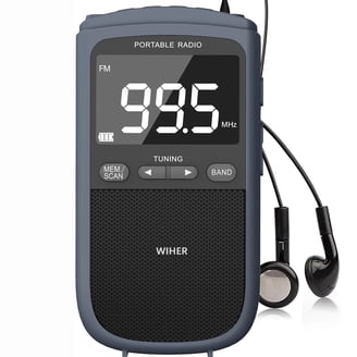 Katio Katio KA500L - Solar & Hand-Powered Weather Radio, FM/AM/Shortwave ...
