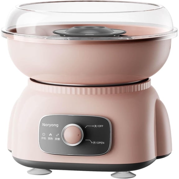 Wiher Portable Maker Machine for Home Use, ABS Fast Melting Friendly Candy Floss Machine for Parties, Family Fun (Pink)