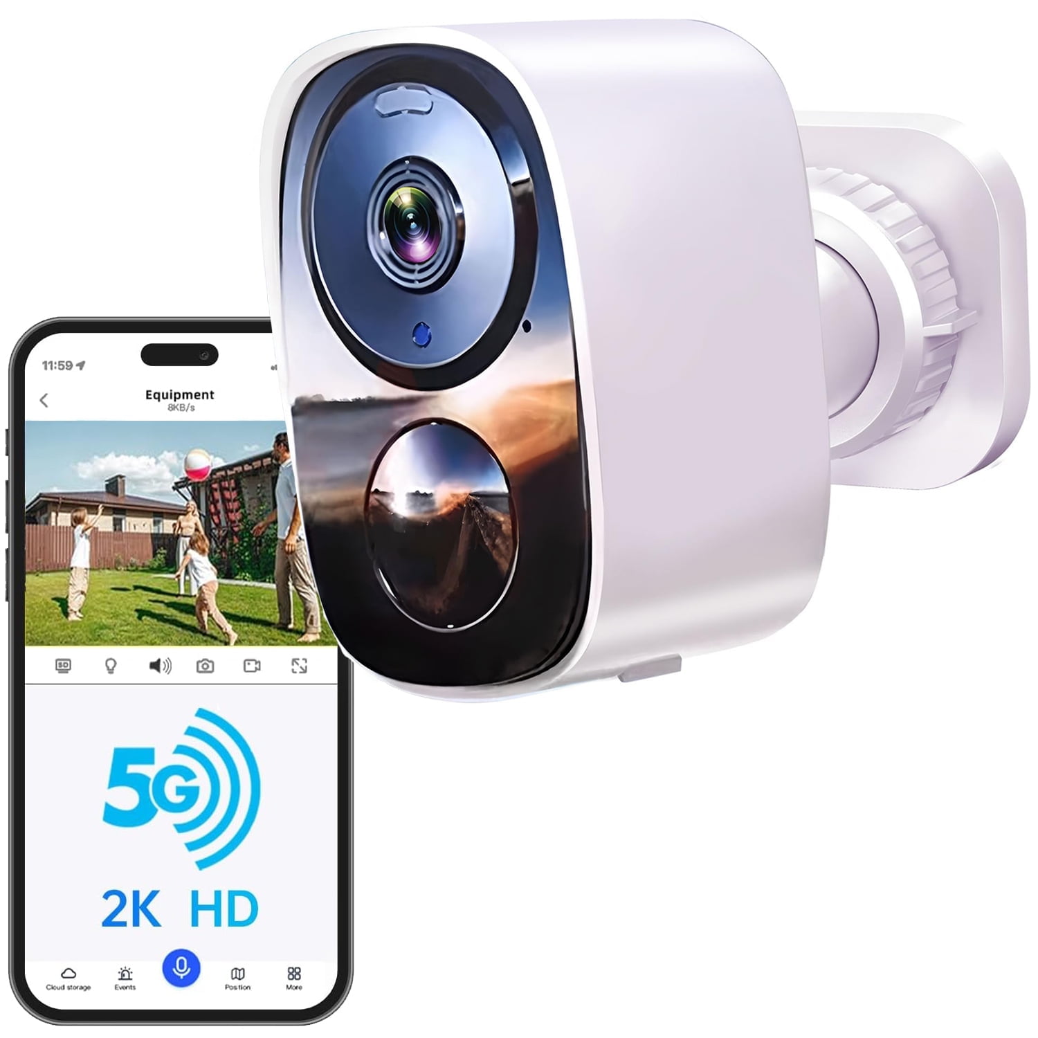 Night Vision Smart Camera With Free Cloud Storage Doorbell Camera
