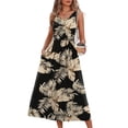 thumbnail image 1 of Wiholl Summer Dresses for Women Flowy Casual Midi Dress Beach Vacation Sundresses with Pockets, 1 of 9