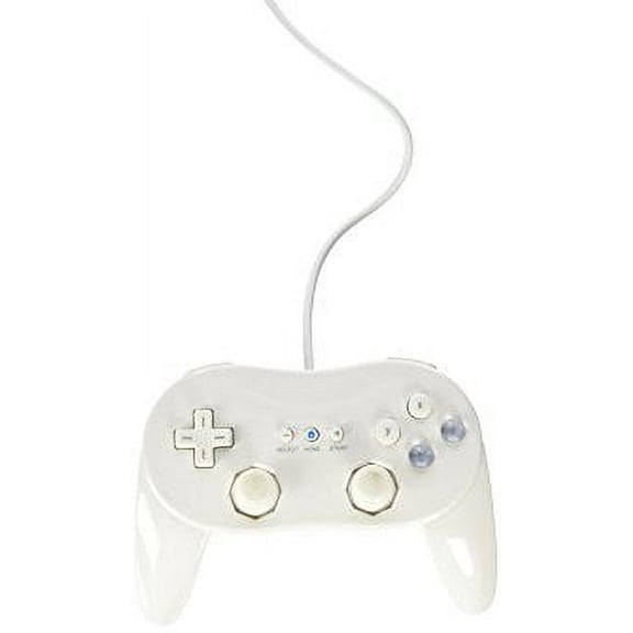 Wii Classic Pro Controller for Wii and WiiU - White