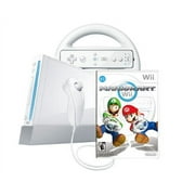 Pre-Owned Wii Console with Mario Kart Wii Bundle - White (Used )
