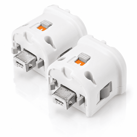 Wii Motion Plus Adapter for Original Wii Remote (2-Pack) (White)