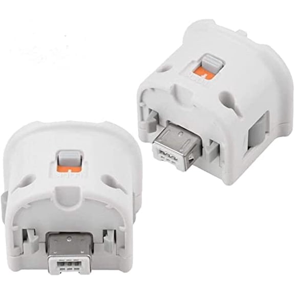 Wii Motion Plus Adapter for Original Wii Remote Controller(Pack of 2) (White)