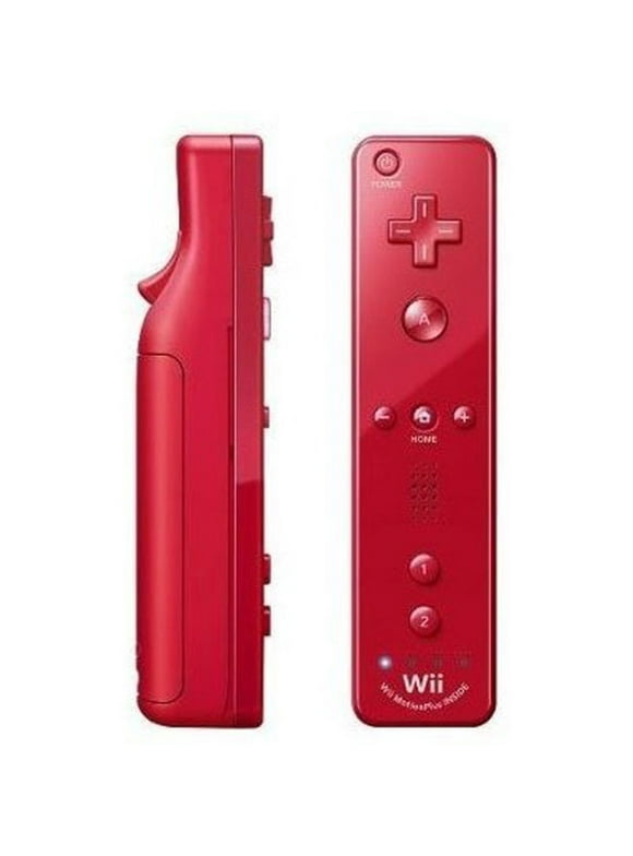 Wii Motion Plus Red Remote Controller - Used