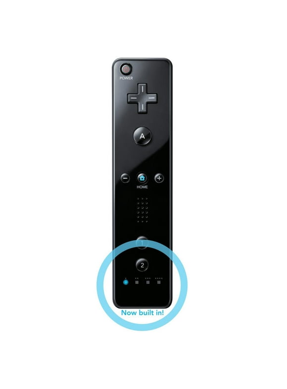 Wii Motion Plus Remote Black 3rd Party