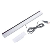 Wii Sensor Bar Original Wii Sensor,IR Signal Ray Sensor Bar Wired Receiver with a Stand,Compatible with Nintendo WII/WIIU
