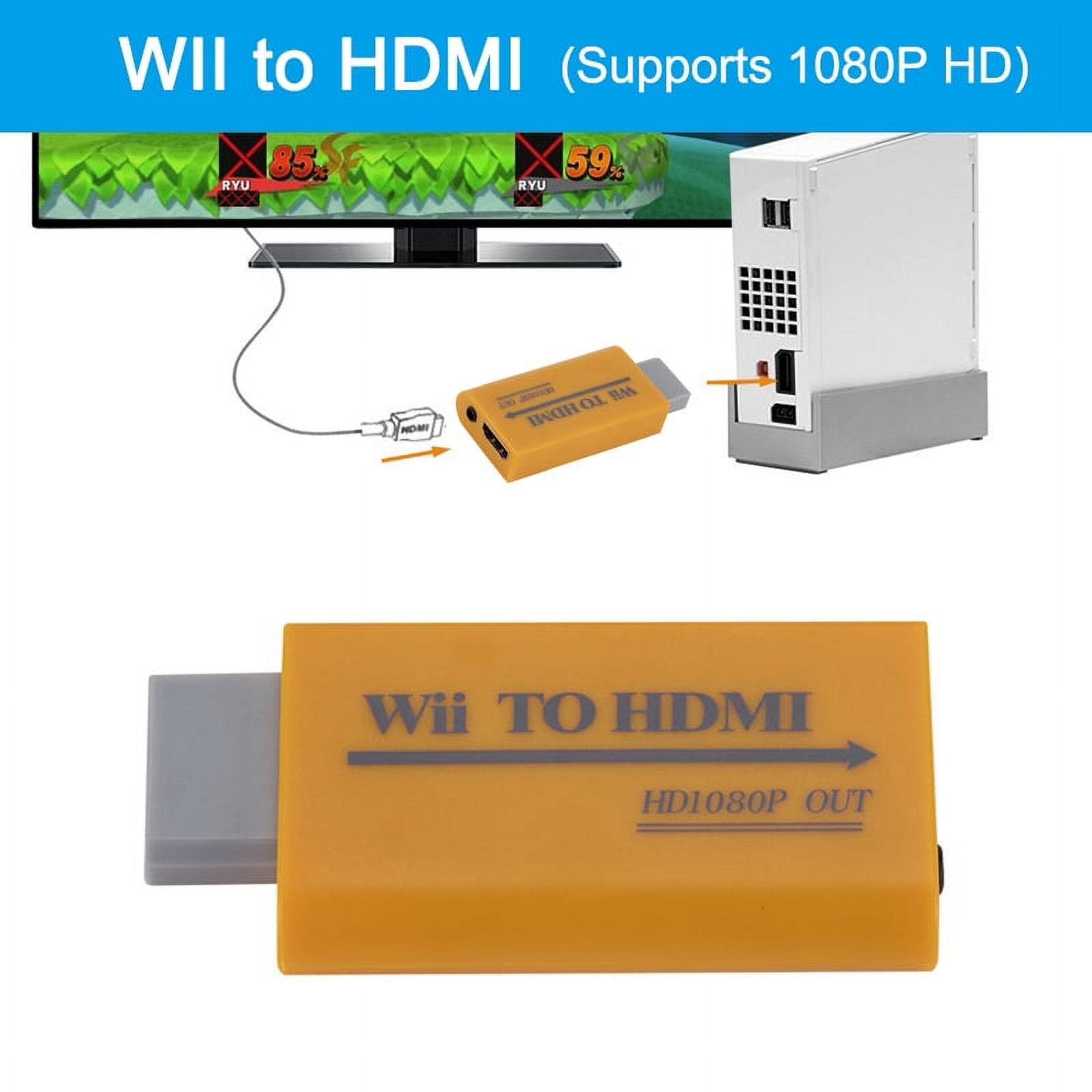 Wii to HDMI Converter Support Full HD 720P 1080P Adapter for HDTV with