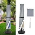 thumbnail image 1 of Wiipara Gray Patio Umbrella Cover, Waterproof, 1 of 10